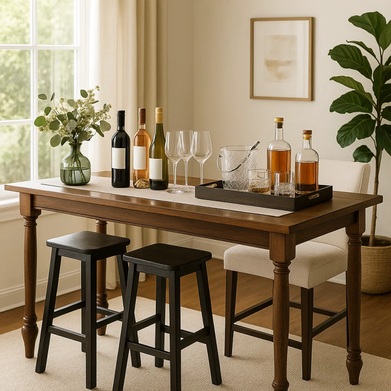 10 Creative Bar Table Ideas to Elevate Your Home Bar - Aosom