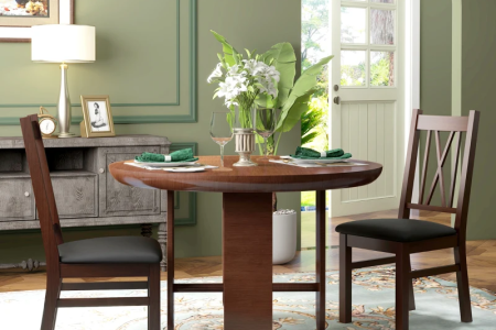 Collage showcasing twelve types of stylish dining chairs.