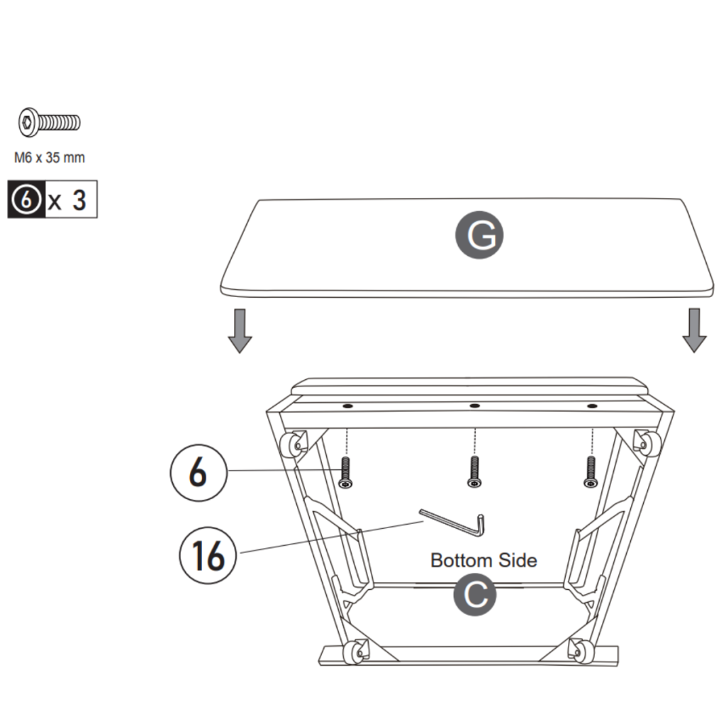 Seat cushion being aligned and secured onto recliner chair frame.