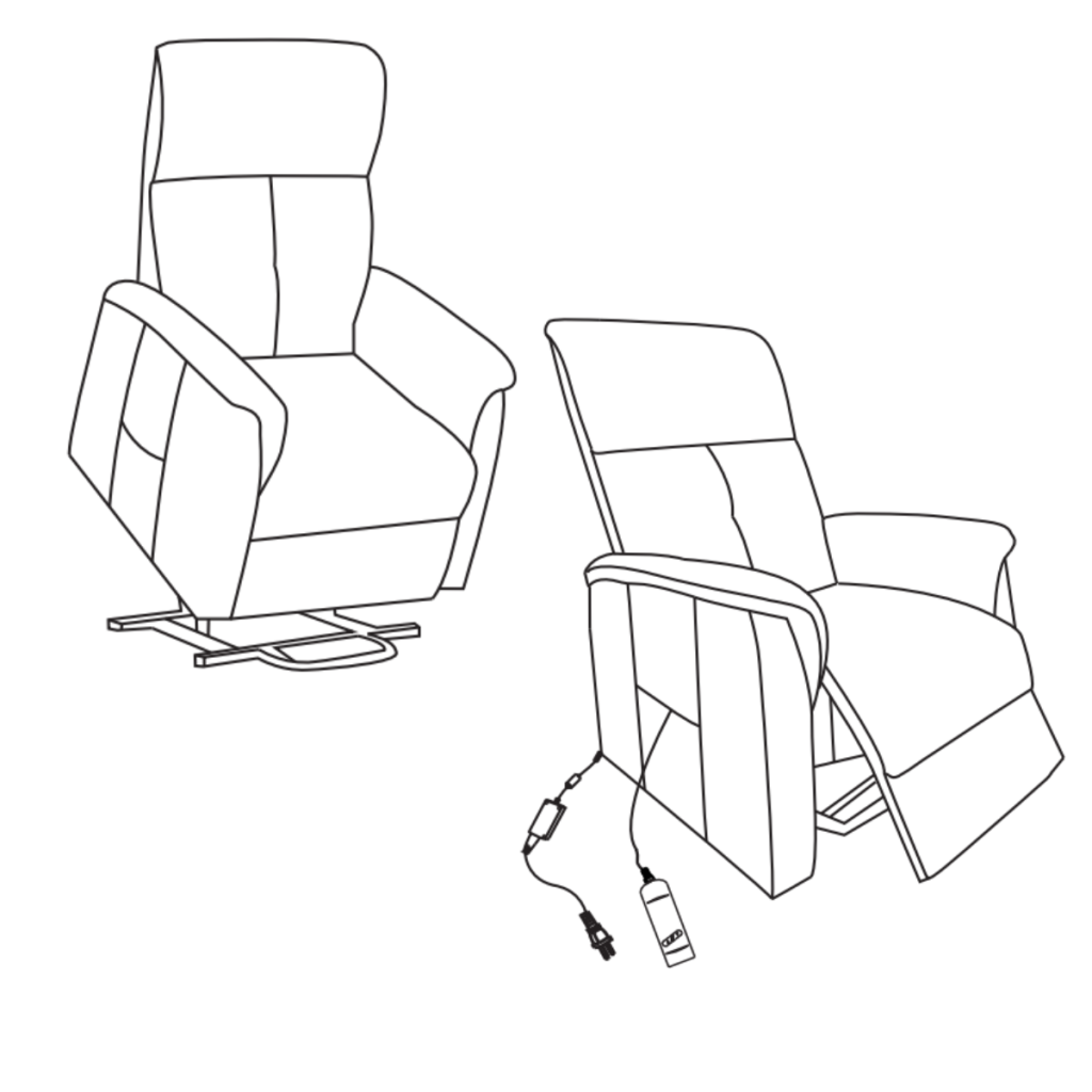  Testing lift and recline functions of HOMCOM power lift chair with remote