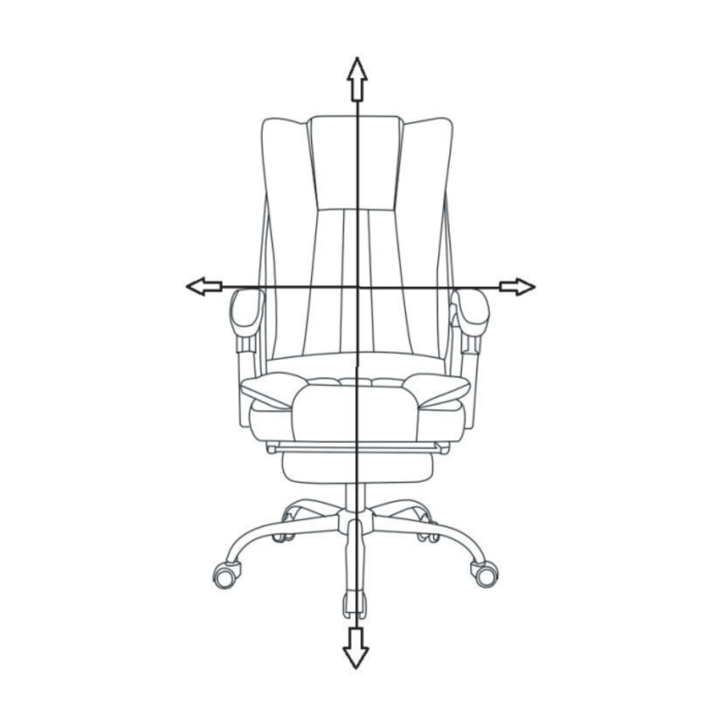 Connecting seat and gas lift to rolling base