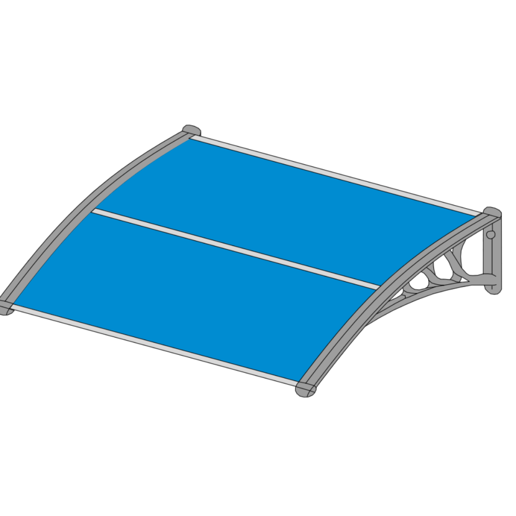 Completed canopy installation with final check, ensuring everything is securely in place.