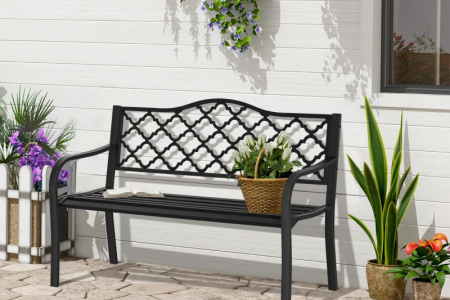 Outsunny Steel Garden Bench Assembly Manual – SKU: 84B-754