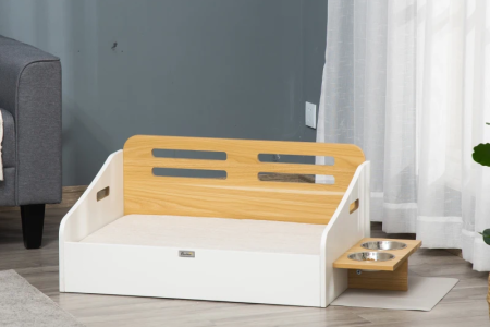 DIY dog bed project guide featuring step-by-step instructions and materials list.