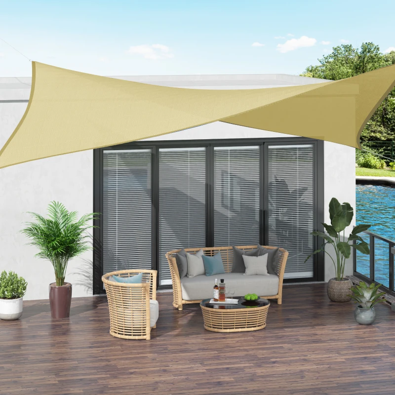 Why are shade sails triangular? Benefits and Design Explained - Aosom