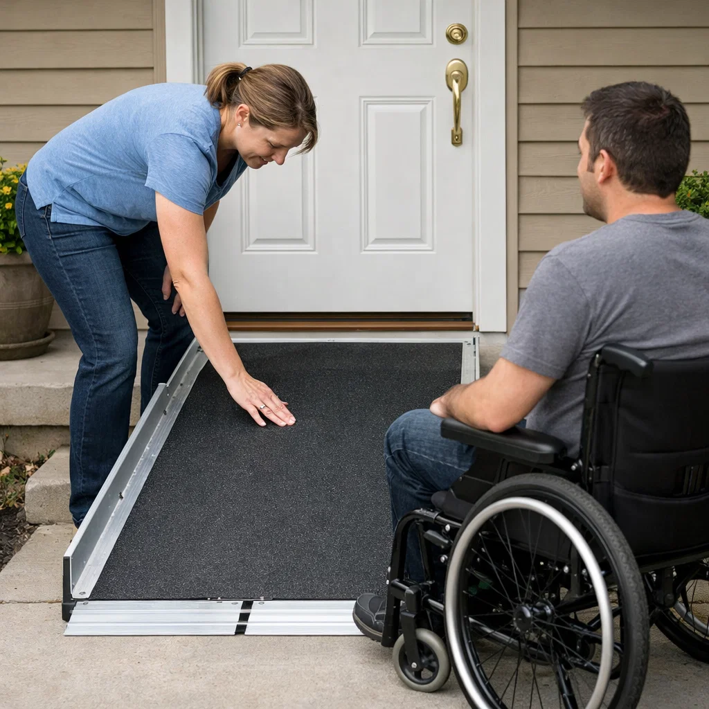 Checvking A Rmap How to Use a Wheelchair Ramp Safely: Step-by-Step Beginner Guide - Aosom