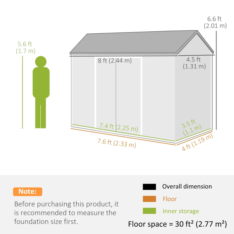 Shed Sizing How to Choose the Perfect Shed: A Complete Buying Guide - Aosom